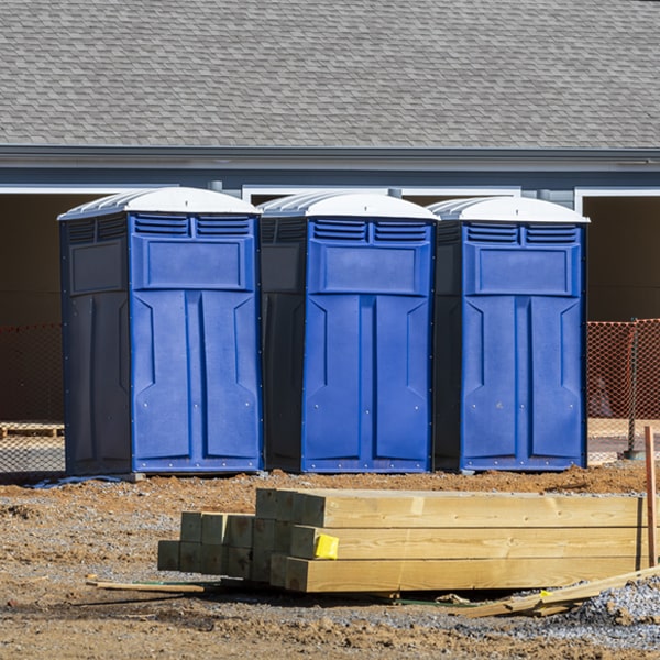 what is the maximum capacity for a single porta potty in Sunset Beach California